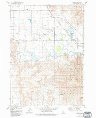 Gannett Idaho Historical topographic map, 1:24000 scale, 7.5 X 7.5 Minute, Year 1979