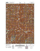Gant Mountain Idaho Historical topographic map, 1:24000 scale, 7.5 X 7.5 Minute, Year 2011