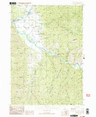 Garden Valley Idaho Historical topographic map, 1:24000 scale, 7.5 X 7.5 Minute, Year 1988