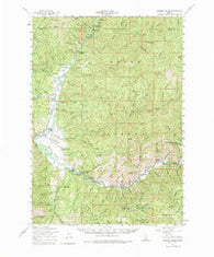 Garden Valley Idaho Historical topographic map, 1:62500 scale, 15 X 15 Minute, Year 1959