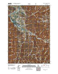 Garden Valley Idaho Historical topographic map, 1:24000 scale, 7.5 X 7.5 Minute, Year 2011