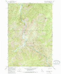 Gardiner Peak Idaho Historical topographic map, 1:24000 scale, 7.5 X 7.5 Minute, Year 1966