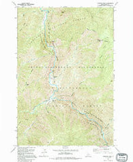 Gardiner Peak Idaho Historical topographic map, 1:24000 scale, 7.5 X 7.5 Minute, Year 1991