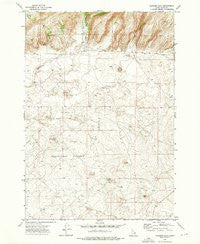 Gardner Lake Idaho Historical topographic map, 1:24000 scale, 7.5 X 7.5 Minute, Year 1972
