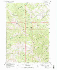 Garns Mtn. Idaho Historical topographic map, 1:24000 scale, 7.5 X 7.5 Minute, Year 1978