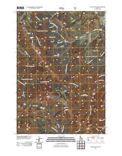 Garns Mountain Idaho Historical topographic map, 1:24000 scale, 7.5 X 7.5 Minute, Year 2011
