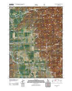 Georgetown Idaho Historical topographic map, 1:24000 scale, 7.5 X 7.5 Minute, Year 2011