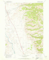 Georgetown Idaho Historical topographic map, 1:24000 scale, 7.5 X 7.5 Minute, Year 1970
