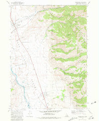 Georgetown Idaho Historical topographic map, 1:24000 scale, 7.5 X 7.5 Minute, Year 1970