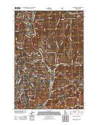 Gibbonsville Idaho Historical topographic map, 1:24000 scale, 7.5 X 7.5 Minute, Year 2011