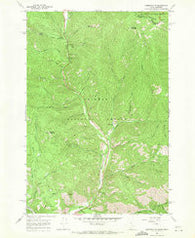 Gibbonsville Idaho Historical topographic map, 1:24000 scale, 7.5 X 7.5 Minute, Year 1966