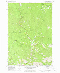Gibbonsville Idaho Historical topographic map, 1:24000 scale, 7.5 X 7.5 Minute, Year 1966