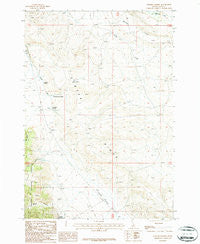 Gilmore Summit Idaho Historical topographic map, 1:24000 scale, 7.5 X 7.5 Minute, Year 1987