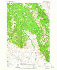 Gilmore Idaho Historical topographic map, 1:62500 scale, 15 X 15 Minute, Year 1957