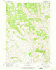Giraffe Creek Wyoming Historical topographic map, 1:24000 scale, 7.5 X 7.5 Minute, Year 1970