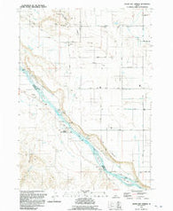 Givens Hot Springs Idaho Historical topographic map, 1:24000 scale, 7.5 X 7.5 Minute, Year 1992
