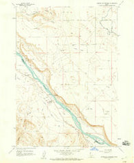 Givens Hot Springs Idaho Historical topographic map, 1:24000 scale, 7.5 X 7.5 Minute, Year 1958