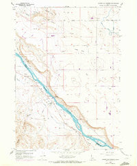 Givens Hot Springs Idaho Historical topographic map, 1:24000 scale, 7.5 X 7.5 Minute, Year 1958