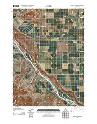 Givens Hot Springs Idaho Historical topographic map, 1:24000 scale, 7.5 X 7.5 Minute, Year 2010