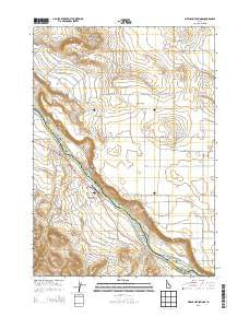 Givens Hot Springs Idaho Current topographic map, 1:24000 scale, 7.5 X 7.5 Minute, Year 2013