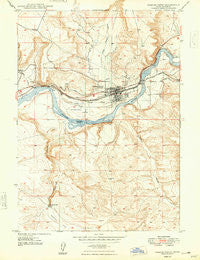 Glenns Ferry Idaho Historical topographic map, 1:24000 scale, 7.5 X 7.5 Minute, Year 1948