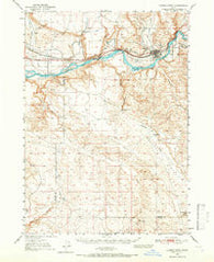 Glenns Ferry Idaho Historical topographic map, 1:62500 scale, 15 X 15 Minute, Year 1948