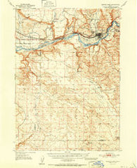 Glenns Ferry Idaho Historical topographic map, 1:62500 scale, 15 X 15 Minute, Year 1951