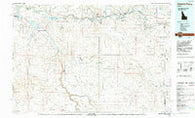 Glenns Ferry Idaho Historical topographic map, 1:100000 scale, 30 X 60 Minute, Year 1992