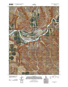 Glenns Ferry Idaho Historical topographic map, 1:24000 scale, 7.5 X 7.5 Minute, Year 2010