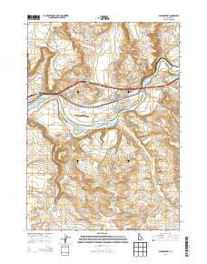 Glenns Ferry Idaho Current topographic map, 1:24000 scale, 7.5 X 7.5 Minute, Year 2013