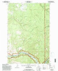 Glenwood Idaho Historical topographic map, 1:24000 scale, 7.5 X 7.5 Minute, Year 1994