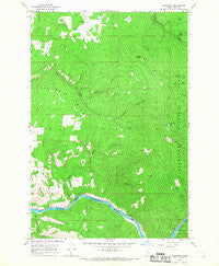 Glenwood Idaho Historical topographic map, 1:24000 scale, 7.5 X 7.5 Minute, Year 1966