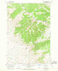 Goat Mountain Idaho Historical topographic map, 1:24000 scale, 7.5 X 7.5 Minute, Year 1965