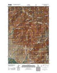 Goat Mountain Idaho Historical topographic map, 1:24000 scale, 7.5 X 7.5 Minute, Year 2011