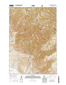 Goat Mountain Idaho Current topographic map, 1:24000 scale, 7.5 X 7.5 Minute, Year 2013