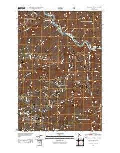 Goddard Point Idaho Historical topographic map, 1:24000 scale, 7.5 X 7.5 Minute, Year 2011