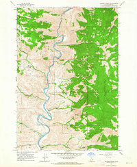 Goldbug Ridge Idaho Historical topographic map, 1:24000 scale, 7.5 X 7.5 Minute, Year 1962