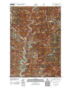 Goldbug Ridge Idaho Historical topographic map, 1:24000 scale, 7.5 X 7.5 Minute, Year 2011