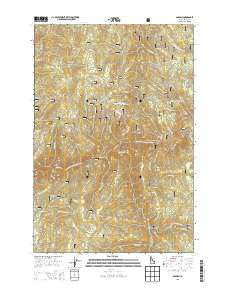 Golden Idaho Current topographic map, 1:24000 scale, 7.5 X 7.5 Minute, Year 2013