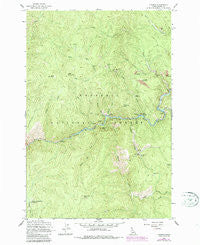 Golden Idaho Historical topographic map, 1:24000 scale, 7.5 X 7.5 Minute, Year 1962