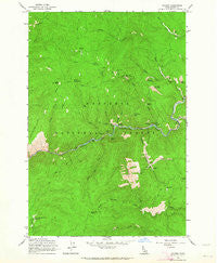Golden Idaho Historical topographic map, 1:24000 scale, 7.5 X 7.5 Minute, Year 1962