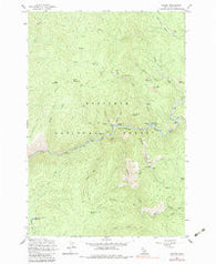 Golden Idaho Historical topographic map, 1:24000 scale, 7.5 X 7.5 Minute, Year 1962