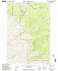 Goldstone Mountain Idaho Historical topographic map, 1:24000 scale, 7.5 X 7.5 Minute, Year 1997