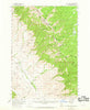 Goldstone Mtn Idaho Historical topographic map, 1:62500 scale, 15 X 15 Minute, Year 1956
