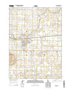 Gooding Idaho Current topographic map, 1:24000 scale, 7.5 X 7.5 Minute, Year 2013