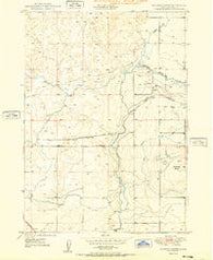 Gooding Butte Idaho Historical topographic map, 1:24000 scale, 7.5 X 7.5 Minute, Year 1950