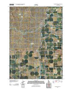 Gooding Butte Idaho Historical topographic map, 1:24000 scale, 7.5 X 7.5 Minute, Year 2010