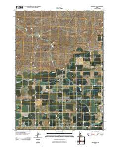 Gooding SE Idaho Historical topographic map, 1:24000 scale, 7.5 X 7.5 Minute, Year 2010