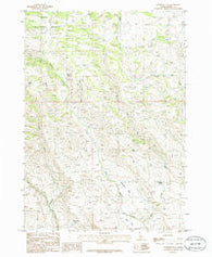 Goodman Flat Idaho Historical topographic map, 1:24000 scale, 7.5 X 7.5 Minute, Year 1986
