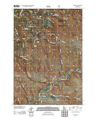 Goodrich Idaho Historical topographic map, 1:24000 scale, 7.5 X 7.5 Minute, Year 2011